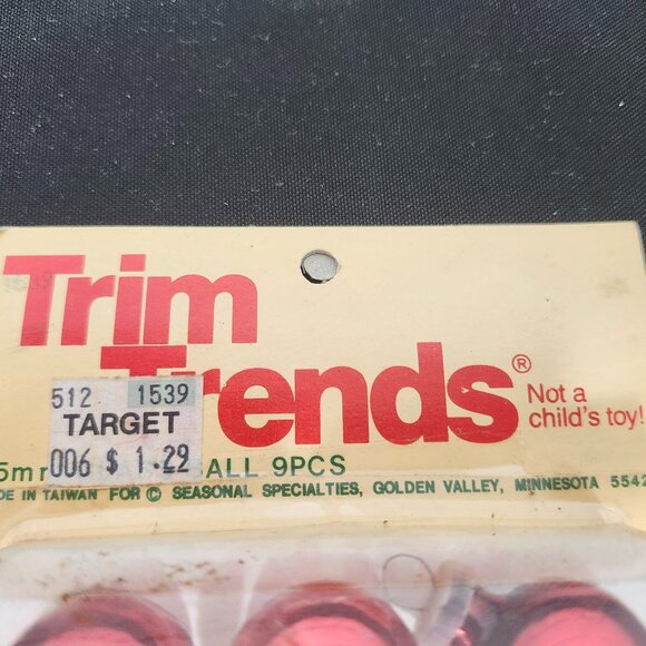 Vintage Trim Trends Mini Glass Ornament Set - Picture 3 of 4